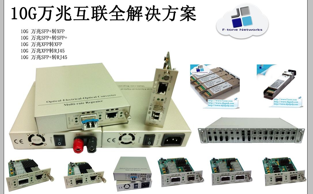 10G SFP+万兆光纤收发器