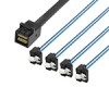 HD Mini SAS SFF-8643转4SATA内弯 效劳器硬盘数据线