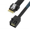 SlimSAS SFF-8654 4i转MiniSAS HD SFF-8643 效劳器硬盘连接线